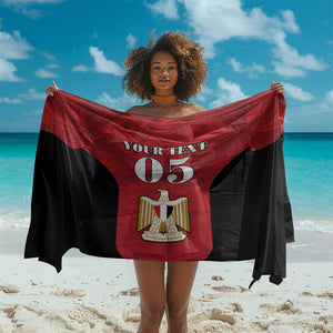 Custom Egypt Football 2026 Sarong Go Pharaohs Special Style