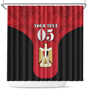 Custom Egypt Football 2026 Shower Curtain Go Pharaohs Special Style