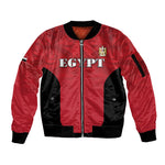 Custom Egypt Football 2026 Sleeve Zip Bomber Jacket Go Pharaohs Special Style