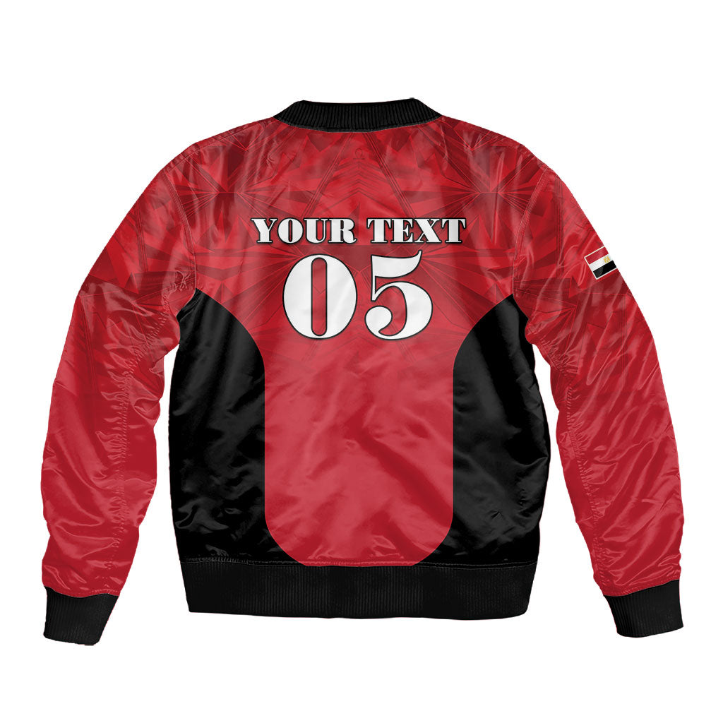 Custom Egypt Football 2026 Sleeve Zip Bomber Jacket Go Pharaohs Special Style