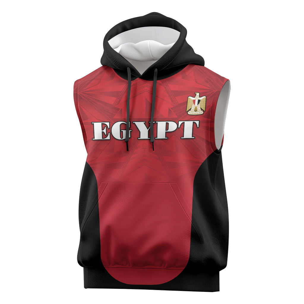 Custom Egypt Football 2026 Sleeveless Hoodie Go Pharaohs Special Style
