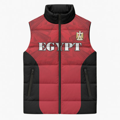 Custom Egypt Football 2026 Sleeveless Puffer Jacket Go Pharaohs Special Style