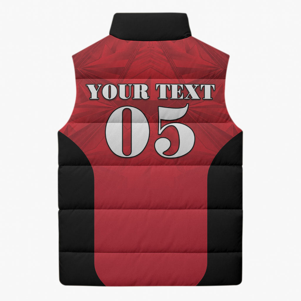 Custom Egypt Football 2026 Sleeveless Puffer Jacket Go Pharaohs Special Style