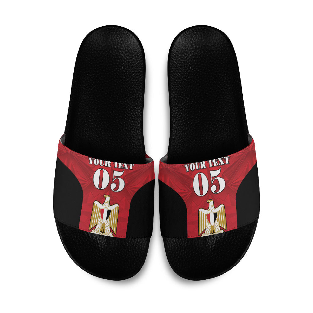 Custom Egypt Football 2026 Slide Sandals Go Pharaohs Special Style