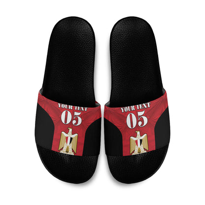Custom Egypt Football 2026 Slide Sandals Go Pharaohs Special Style