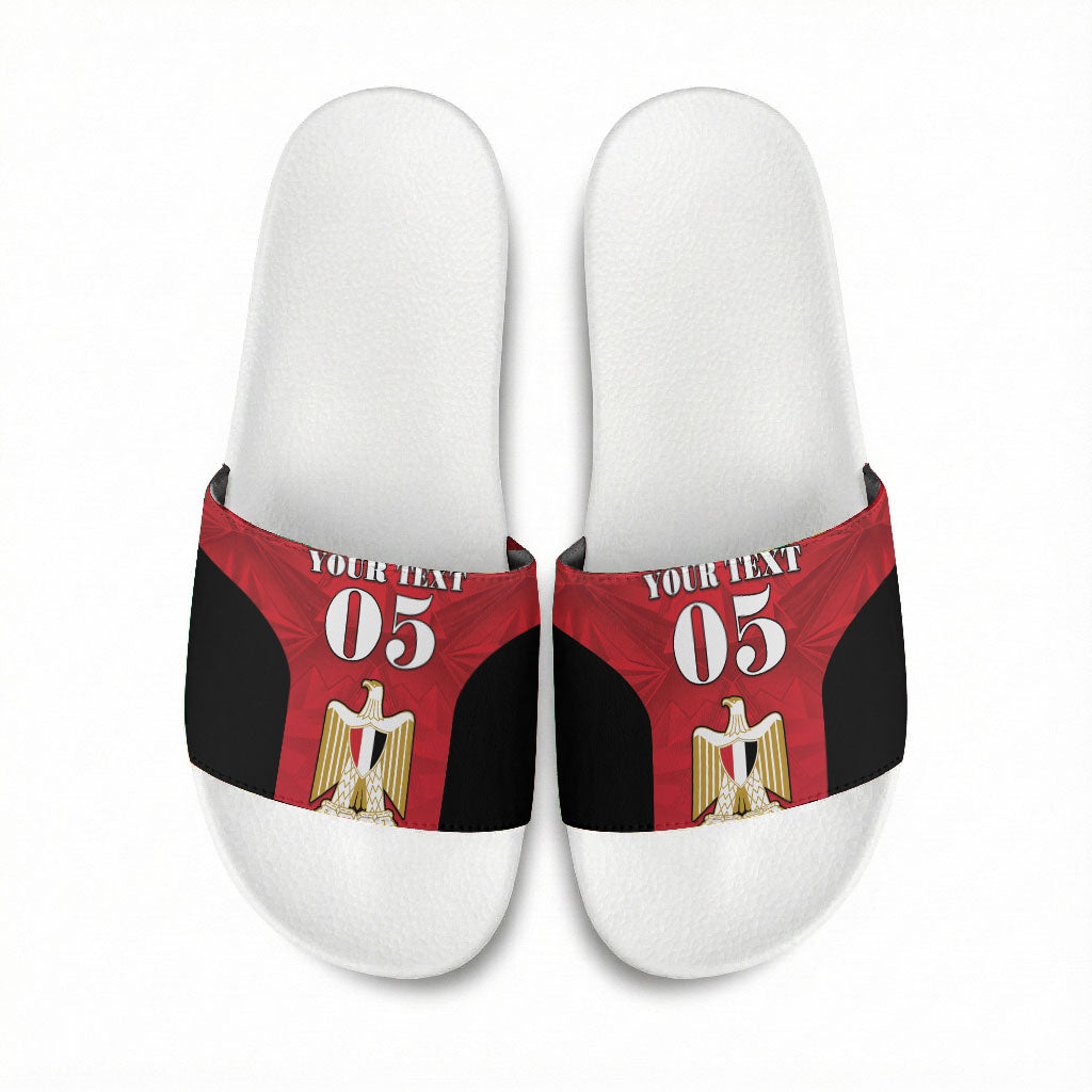 Custom Egypt Football 2026 Slide Sandals Go Pharaohs Special Style