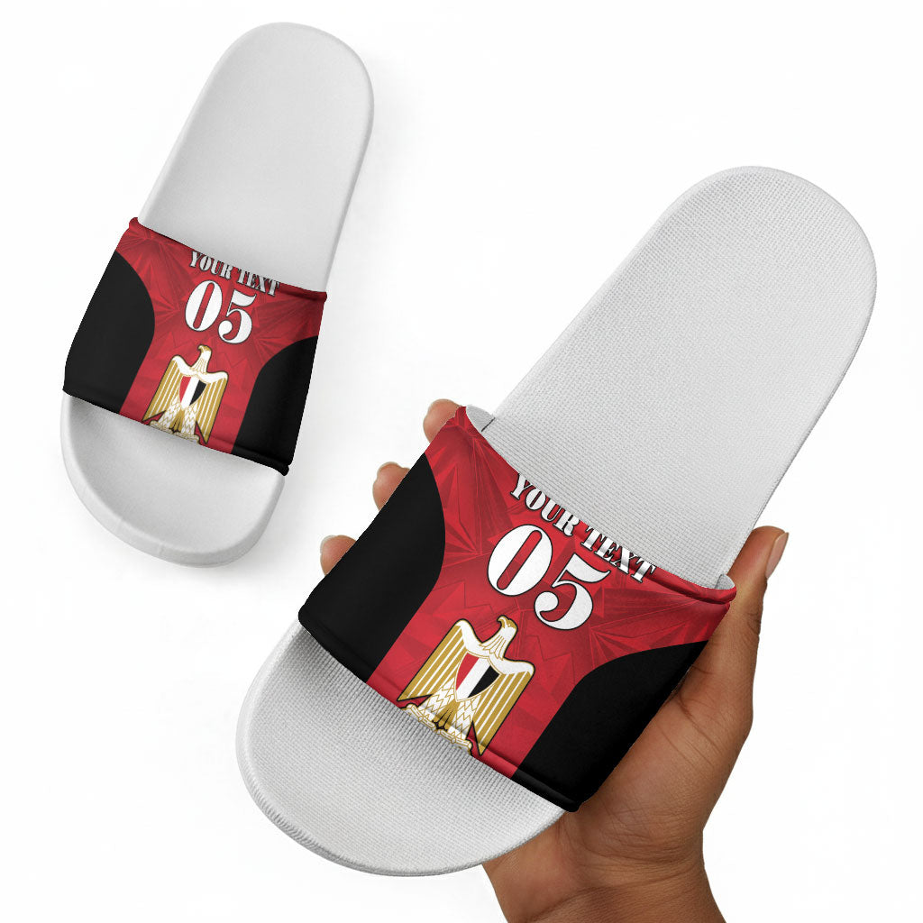 Custom Egypt Football 2026 Slide Sandals Go Pharaohs Special Style