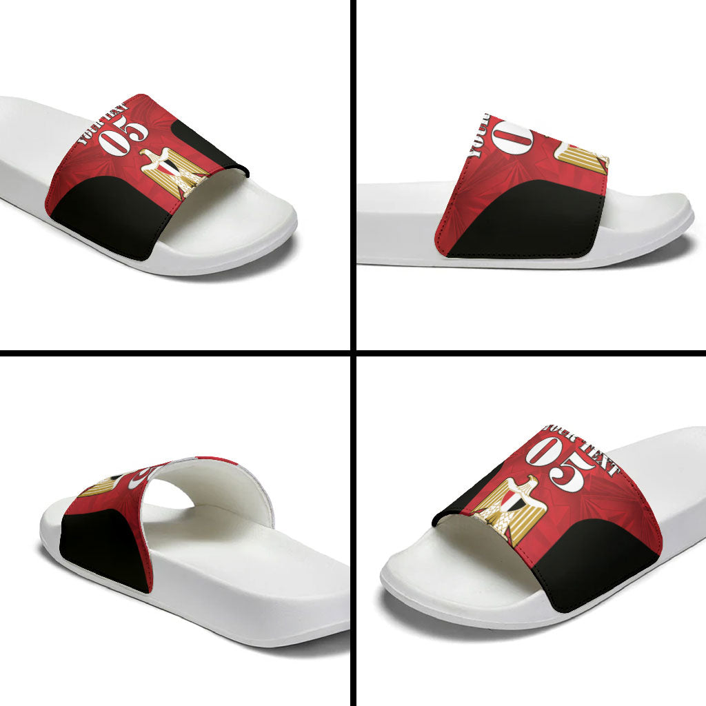 Custom Egypt Football 2026 Slide Sandals Go Pharaohs Special Style