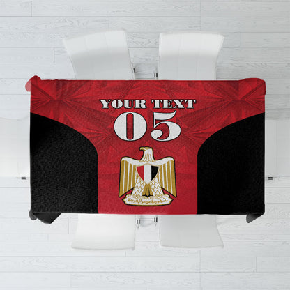 Custom Egypt Football 2026 Tablecloth Go Pharaohs Special Style