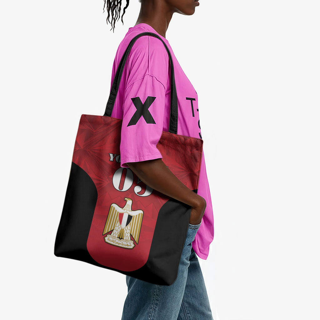 Custom Egypt Football 2026 Tote Bag Go Pharaohs Special Style