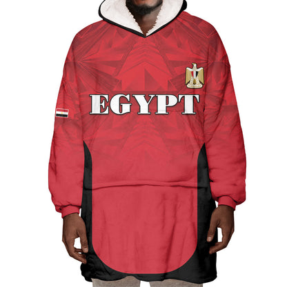 Custom Egypt Football 2026 Wearable Blanket Hoodie Go Pharaohs Special Style