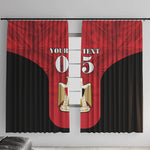 Custom Egypt Football 2026 Window Curtain Go Pharaohs Special Style