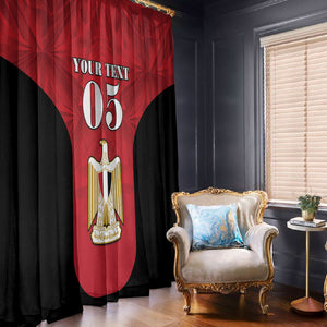 Custom Egypt Football 2026 Window Curtain Go Pharaohs Special Style