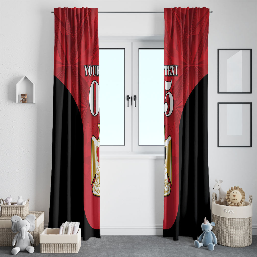 Custom Egypt Football 2026 Window Curtain Go Pharaohs Special Style