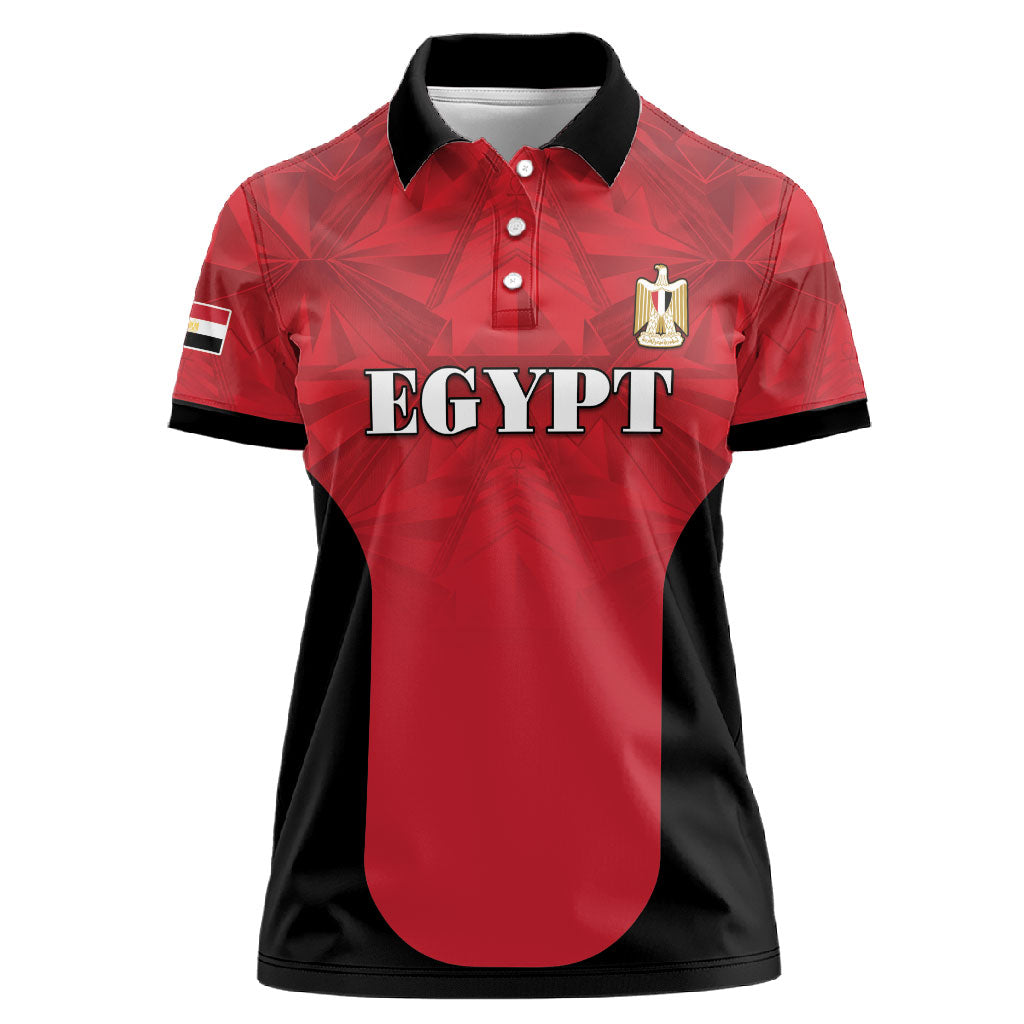 Custom Egypt Football 2026 Women Polo Shirt Go Pharaohs Special Style