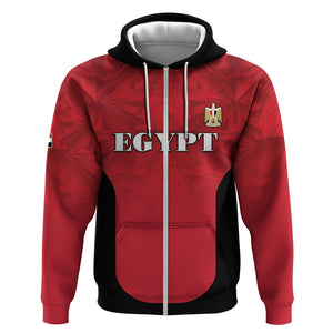 Custom Egypt Football 2026 Zip Hoodie Go Pharaohs Special Style