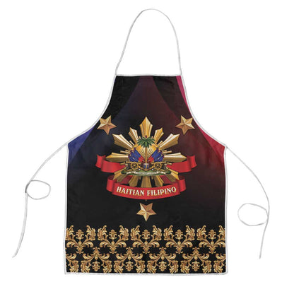 Haiti And Philippines Apron Haitian Filipino Heritage Crest