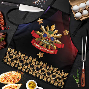 Haiti And Philippines Apron Haitian Filipino Heritage Crest