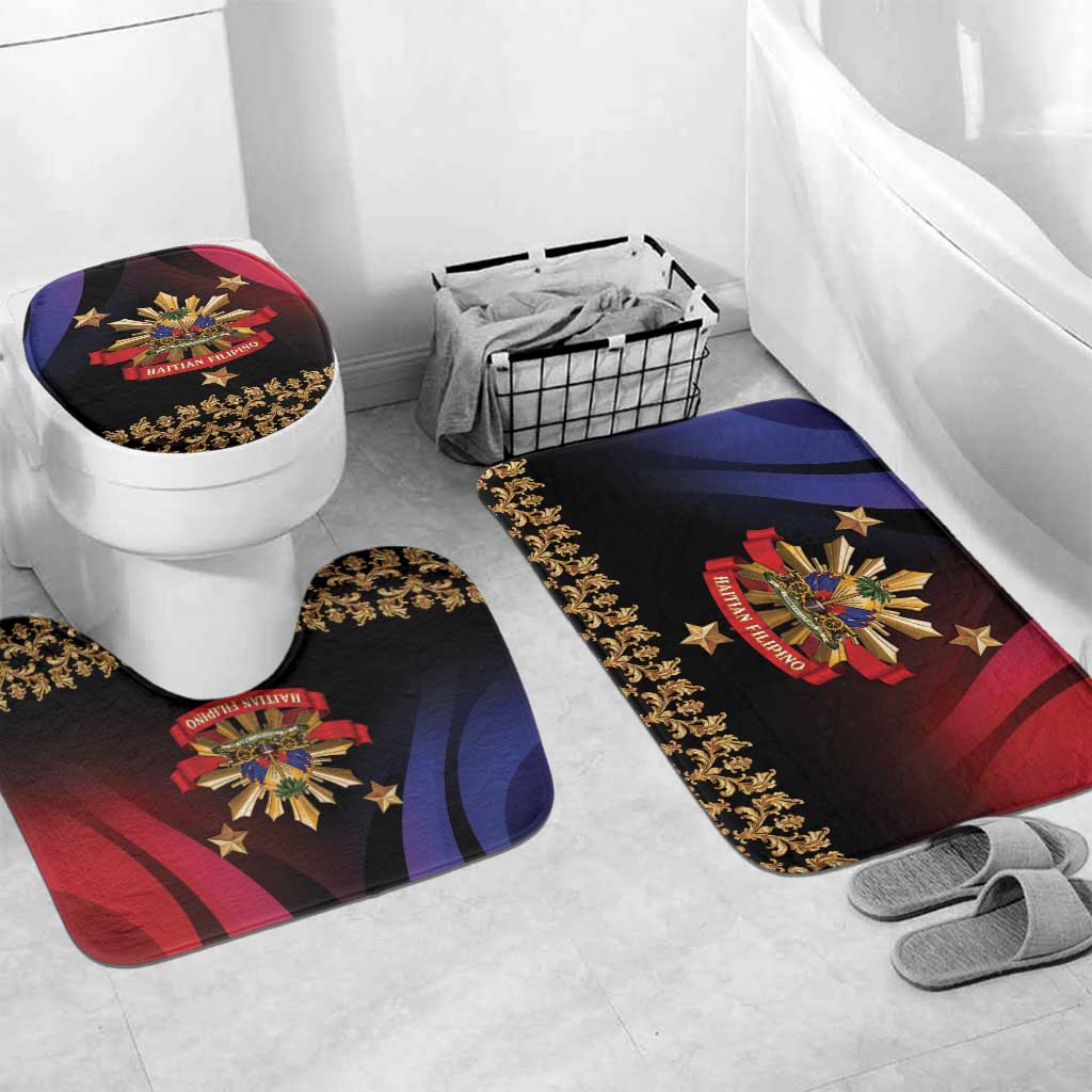 Haiti And Philippines Bathroom Set Haitian Filipino Heritage Crest