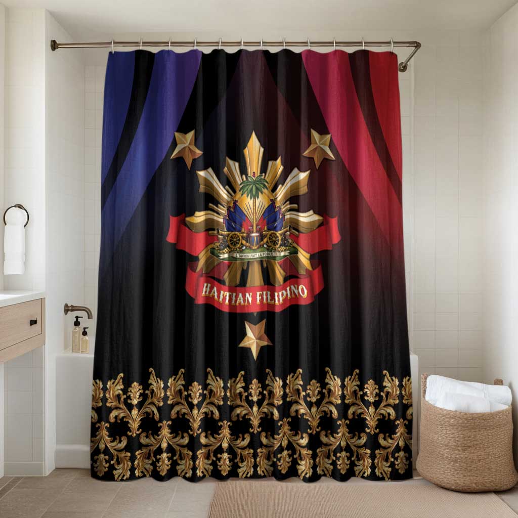 Haiti And Philippines Bathroom Set Haitian Filipino Heritage Crest