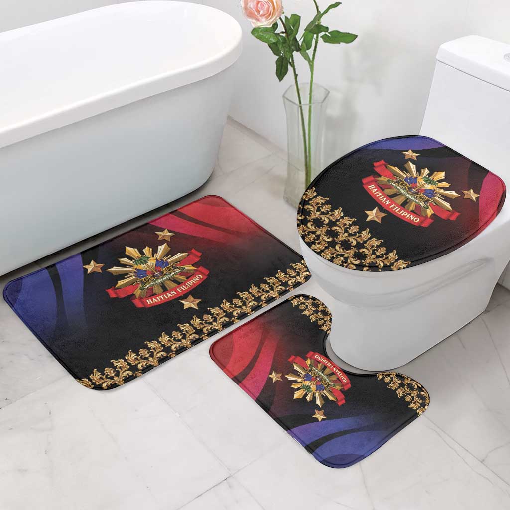 Haiti And Philippines Bathroom Set Haitian Filipino Heritage Crest