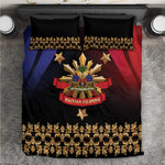 Haiti And Philippines Bedding Set Haitian Filipino Heritage Crest