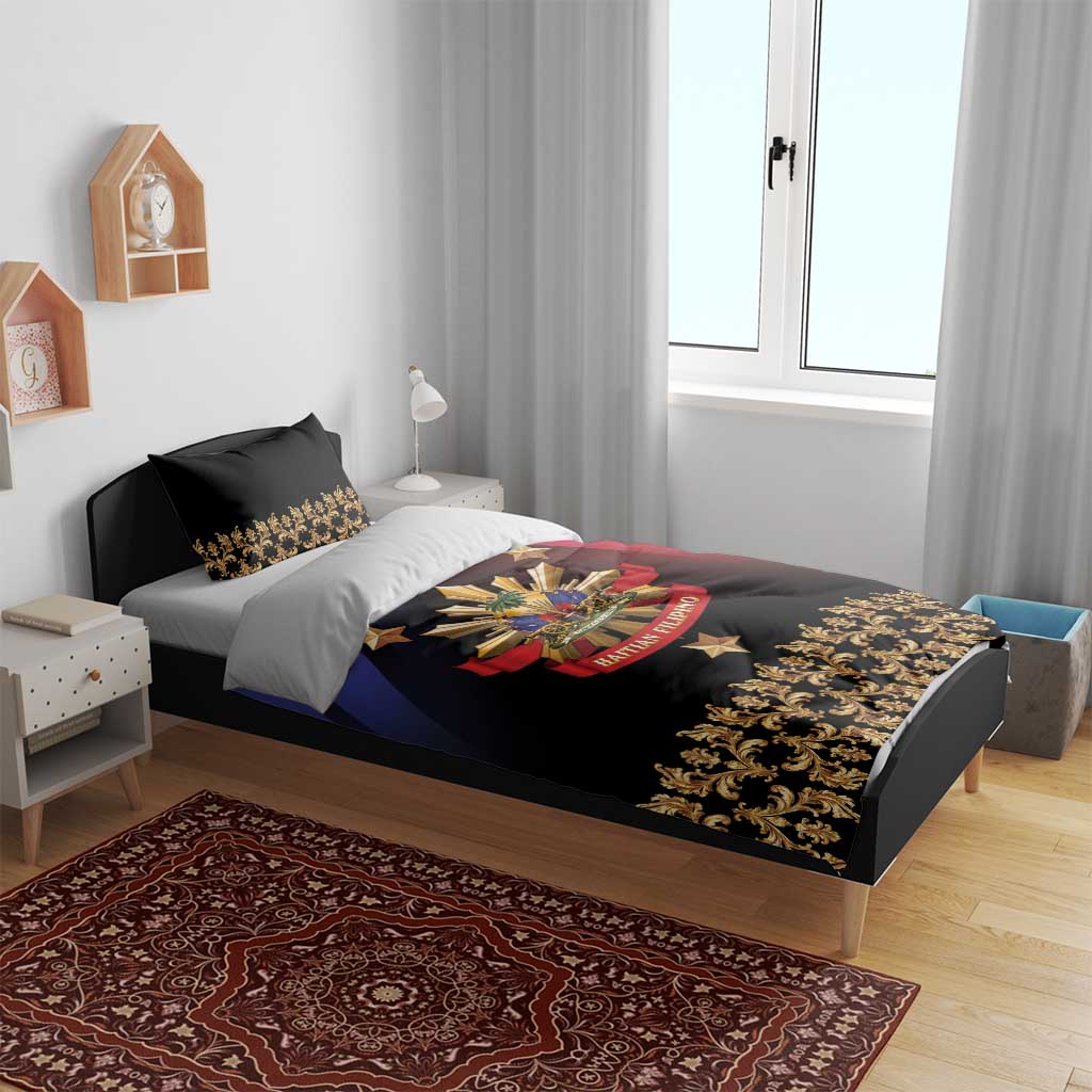 Haiti And Philippines Bedding Set Haitian Filipino Heritage Crest