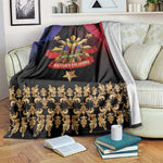 Haiti And Philippines Blanket Haitian Filipino Heritage Crest
