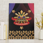 Haiti And Philippines Canvas Wall Art Haitian Filipino Heritage Crest