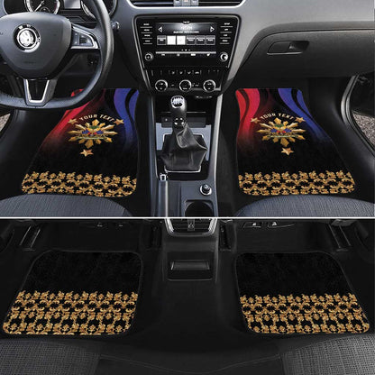 Personalized Haiti And Philippines Car Mats Haitian Filipino Heritage Crest