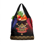 Haiti And Philippines Grocery Bag Haitian Filipino Heritage Crest