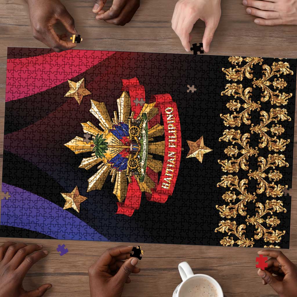 Haiti And Philippines Puzzle Haitian Filipino Heritage Crest