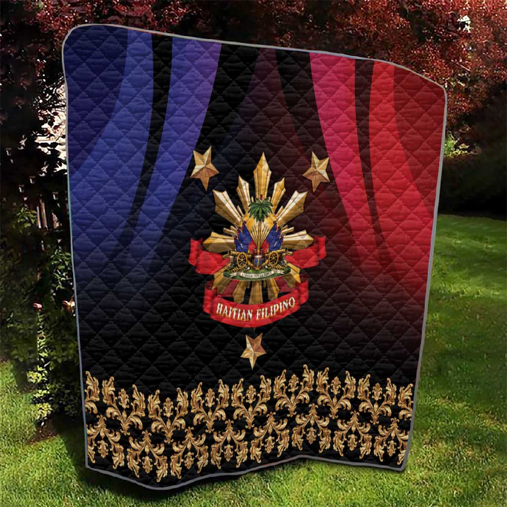 Haiti And Philippines Quilt Haitian Filipino Heritage Crest