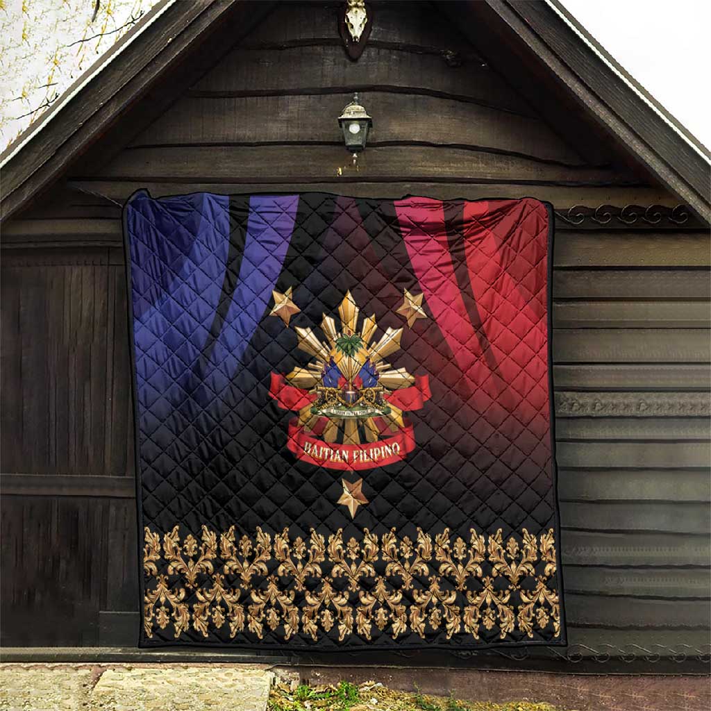 Haiti And Philippines Quilt Haitian Filipino Heritage Crest