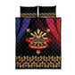 Haiti And Philippines Quilt Bed Set Haitian Filipino Heritage Crest