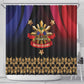 Haiti And Philippines Shower Curtain Haitian Filipino Heritage Crest