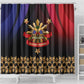 Haiti And Philippines Shower Curtain Haitian Filipino Heritage Crest
