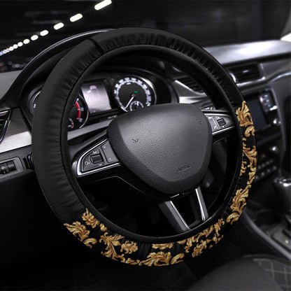Haiti And Philippines Steering Wheel Cover Haitian Filipino Heritage Crest