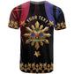Personalized Haiti And Philippines T shirt Haitian Filipino Heritage Crest