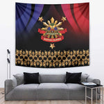 Haiti And Philippines Tapestry Haitian Filipino Heritage Crest