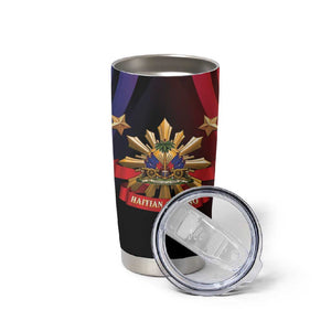 Personalized Haiti And Philippines Tumbler Cup Haitian Filipino Heritage Crest