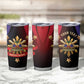 Personalized Haiti And Philippines Tumbler Cup Haitian Filipino Heritage Crest