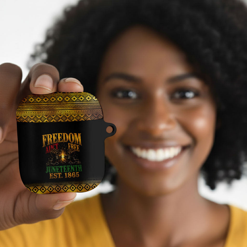 Juneteenth 1865 AirPods Case Freedom Ain't Free