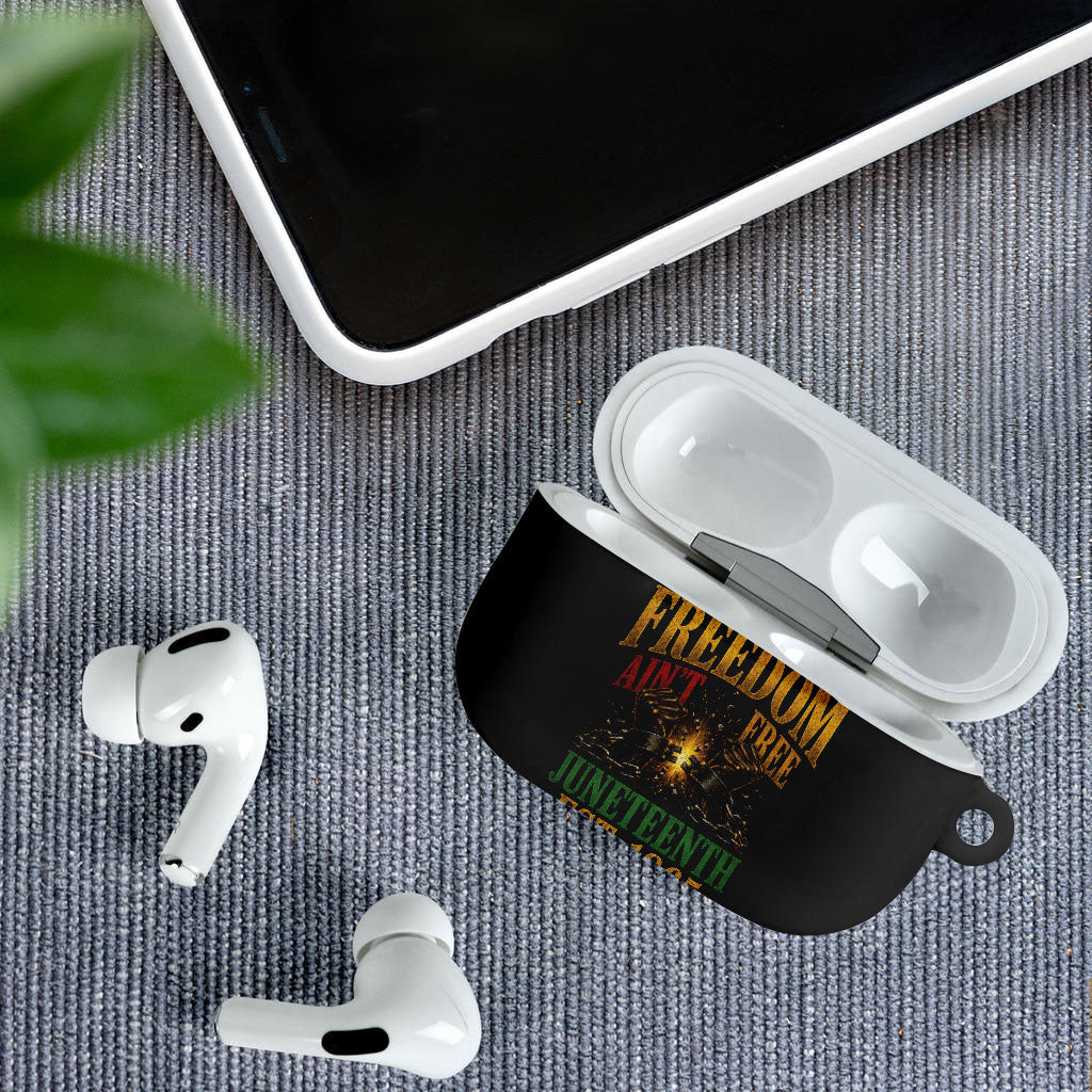 Juneteenth 1865 AirPods Case Freedom Ain't Free