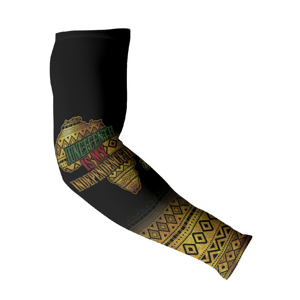 Juneteenth 1865 Arm Sleeves Freedom Ain't Free
