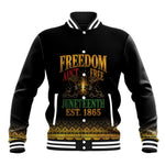 Juneteenth 1865 Baseball Jacket Freedom Ain't Free