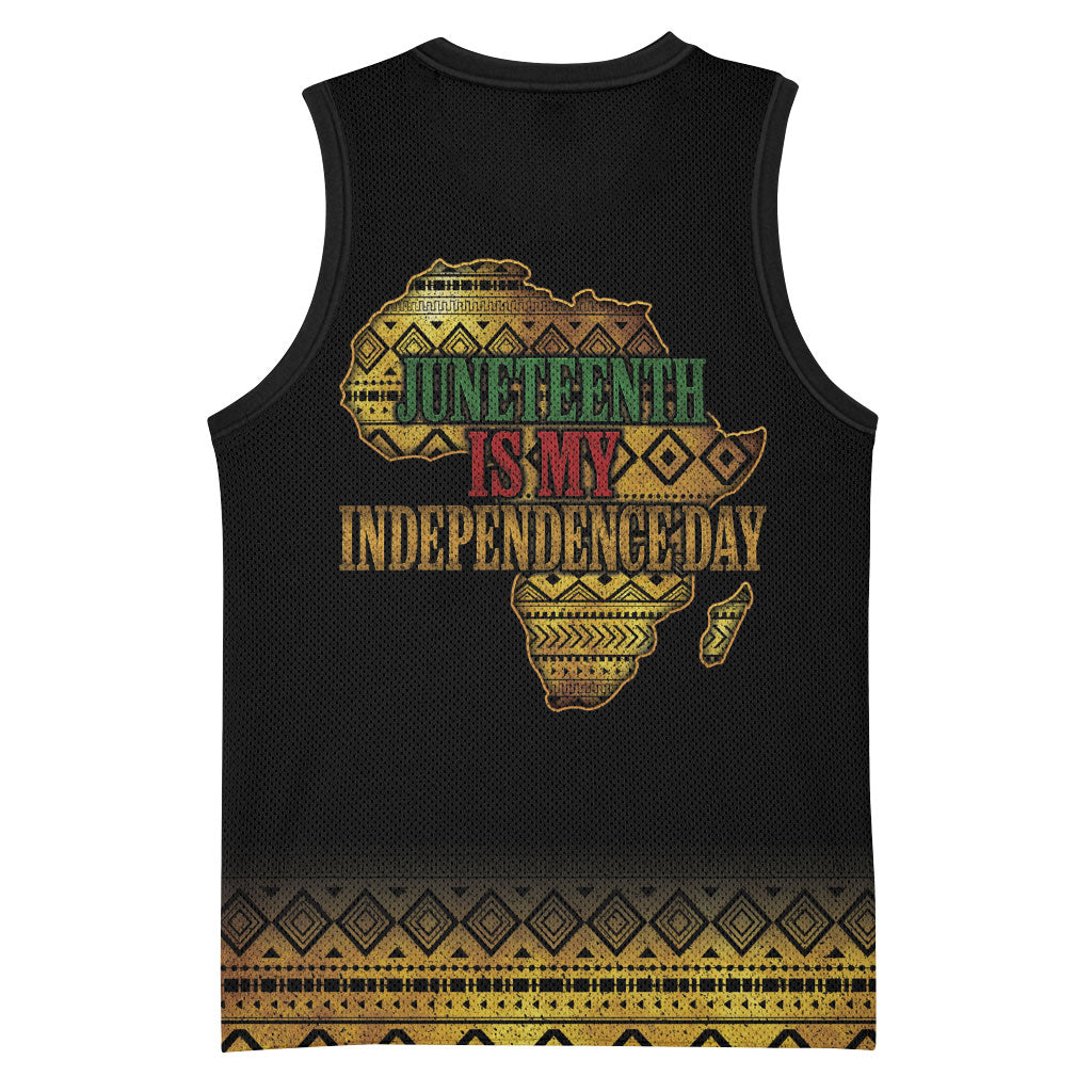 Juneteenth 1865 Basketball Jersey Freedom Ain't Free
