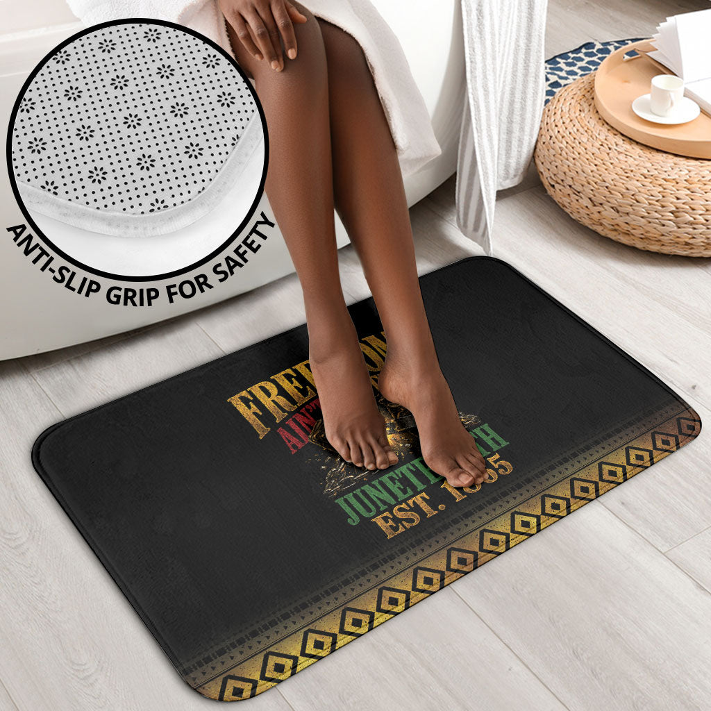 Juneteenth 1865 Bathroom Set Freedom Ain't Free