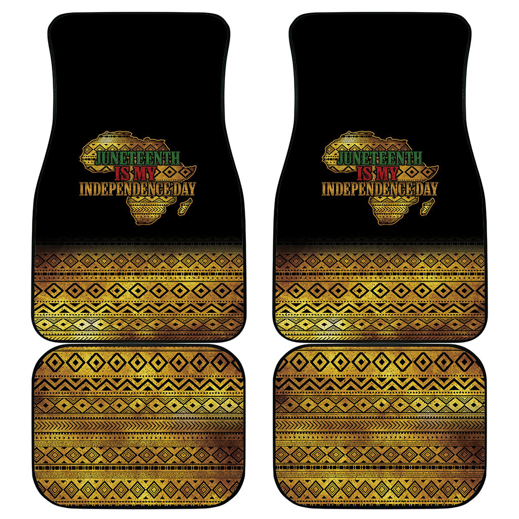 Juneteenth 1865 Car Mats Freedom Ain't Free