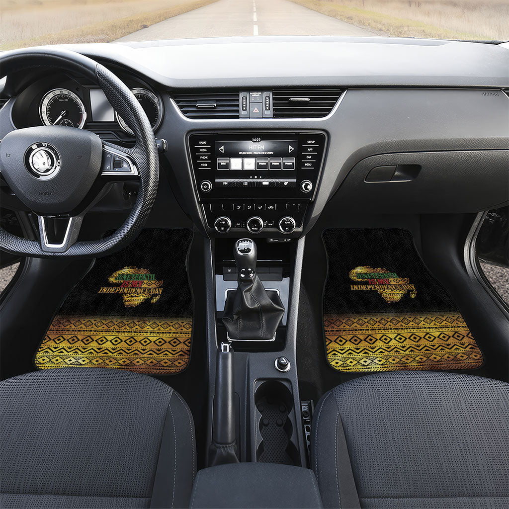Juneteenth 1865 Car Mats Freedom Ain't Free